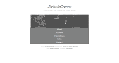 Desktop Screenshot of jeremiecrenne.com